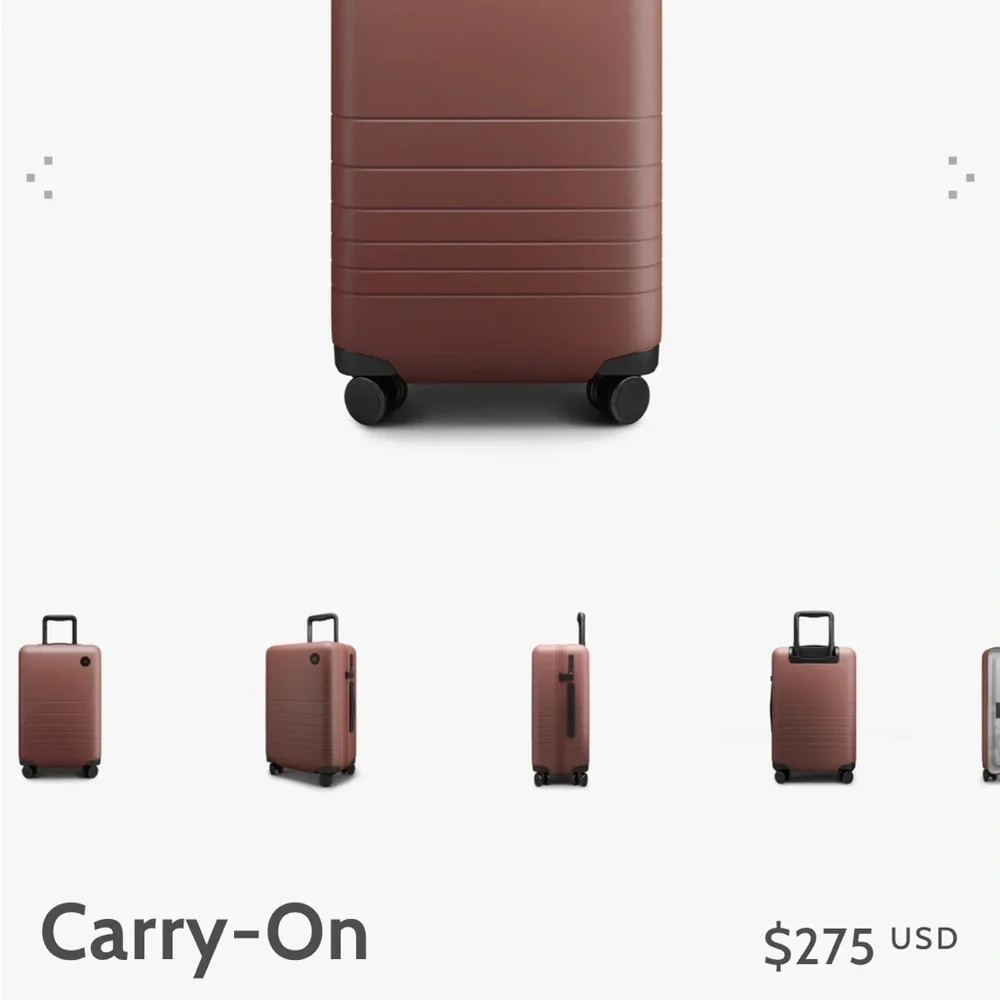 MONOS: Carry-On clear plastic Procter NEW ( only)
